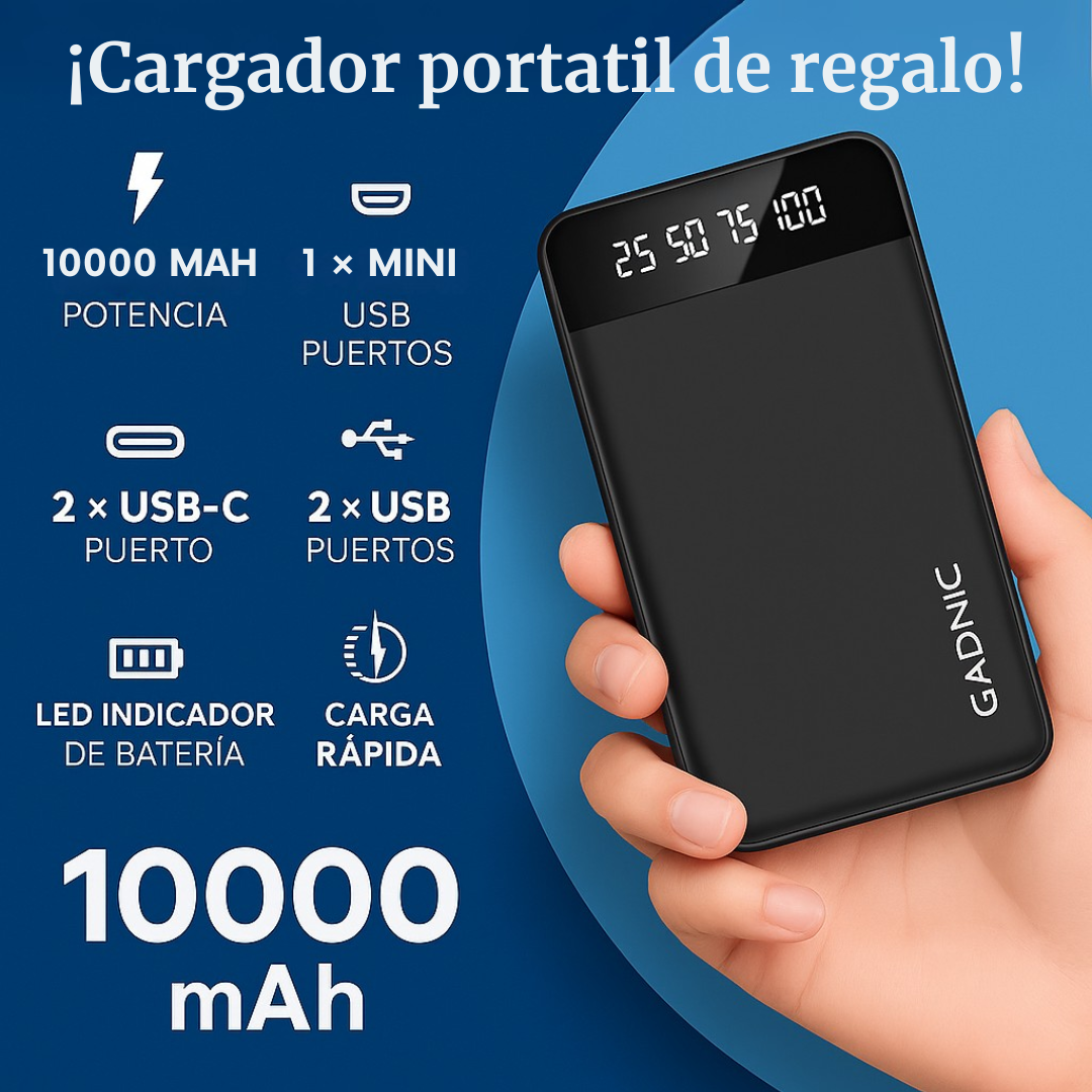Combo Urban Pro: Morral Antirrobo + Power Bank + Tarjetero ¡De Regalo!