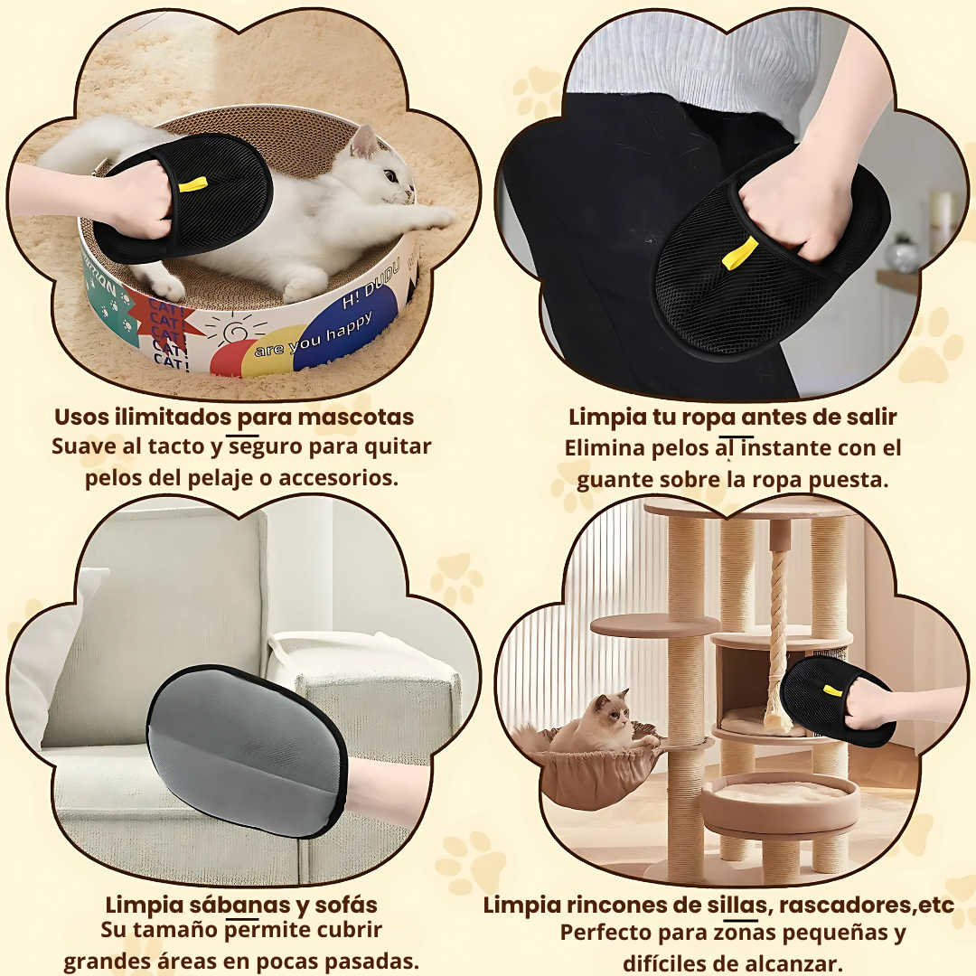 Guante quita pelos: hogar sin pelos en menos de 1 minuto
